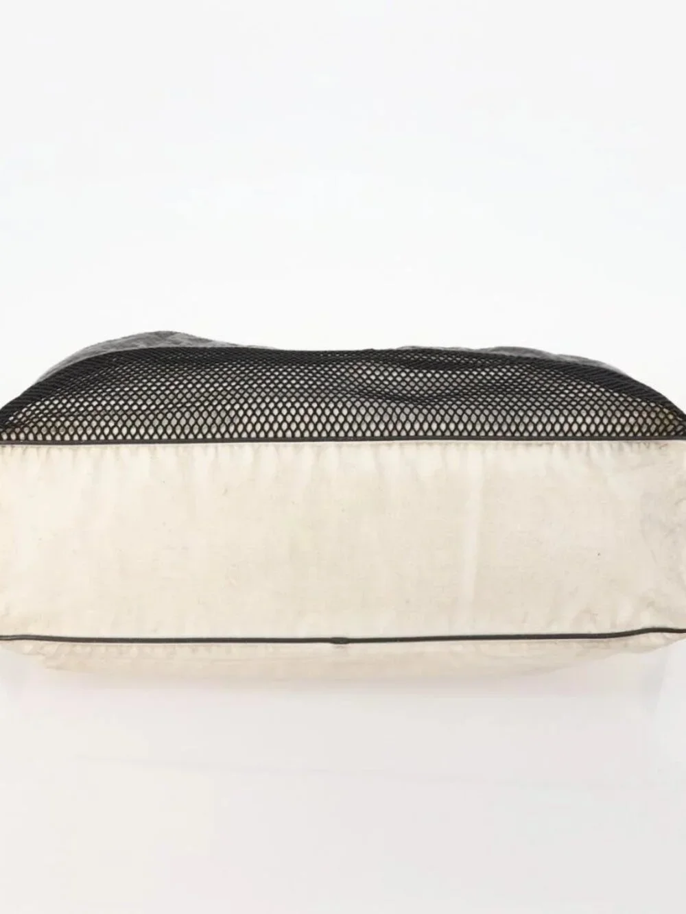 CHANEL Shoulder Bag Vinyl White CC Auth mr2043